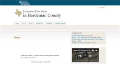 Desktop Screenshot of hardeman.agrilife.org