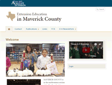 Tablet Screenshot of maverick.agrilife.org