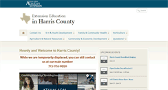Desktop Screenshot of harris.agrilife.org