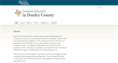 Desktop Screenshot of donley.agrilife.org