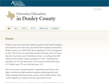 Tablet Screenshot of donley.agrilife.org