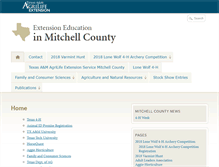 Tablet Screenshot of mitchell.agrilife.org