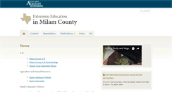 Desktop Screenshot of milam.agrilife.org