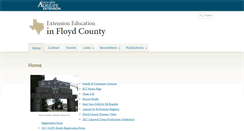 Desktop Screenshot of floyd.agrilife.org